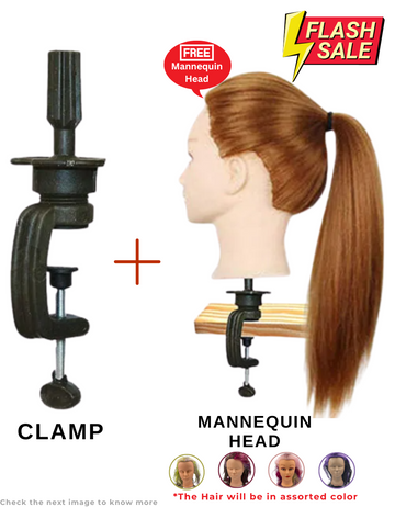 Buy Mannequin Head Clamp and get assorted color Mannequin Head absolutely free in UAE